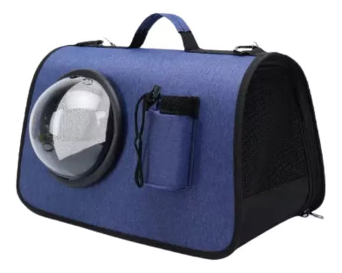 Bolso Para Gatos Con Cupula 44x27x24cm