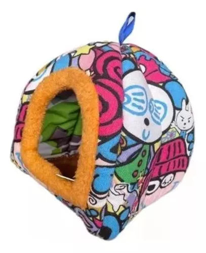 Casa estilo yurt para pequeñas mascotas