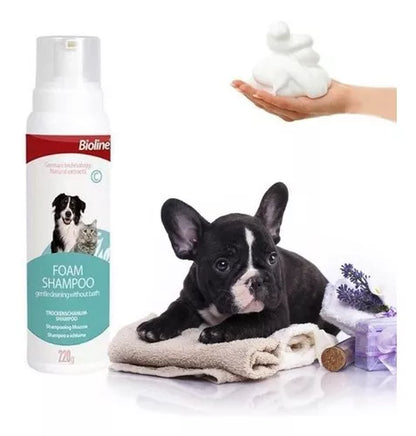 Bioline Shampoo Dry Foam (Espuma seca) 220gr