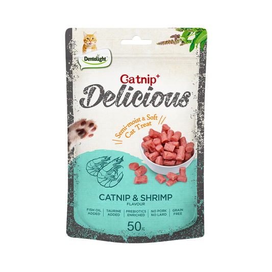 Cats Snack Delicius Catnip y Camaron 50g