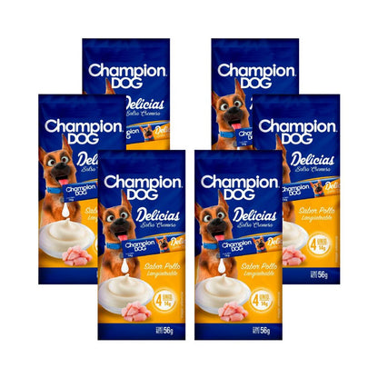 Champion Dog Snack Delicias Pollo Caja 6x56g