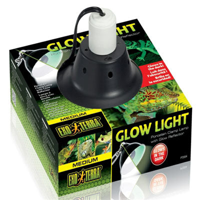 Exoterra glow ligth Lampara de Porcelana Reflectante M