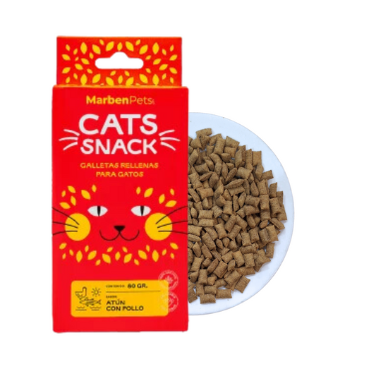 Cats Snack Galletas Rellenas Atún y Pollo 80g