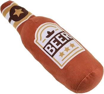 Juguete Para Gatos Botella Beer Rellena Con Catnip