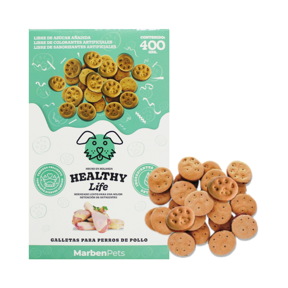 Galletas Para Perro Healthy Life Sabor Pollo 400g