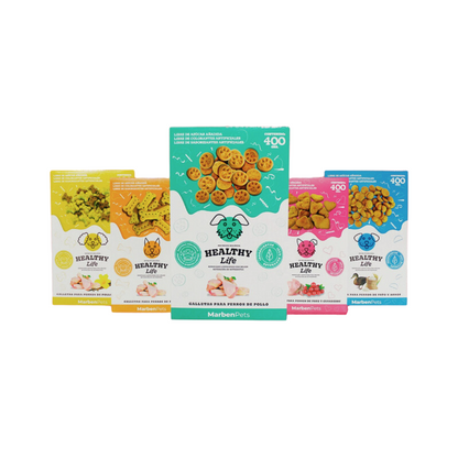 Galletas Para Perro Healthy Life Sabor Pavo y Cranberry 400g