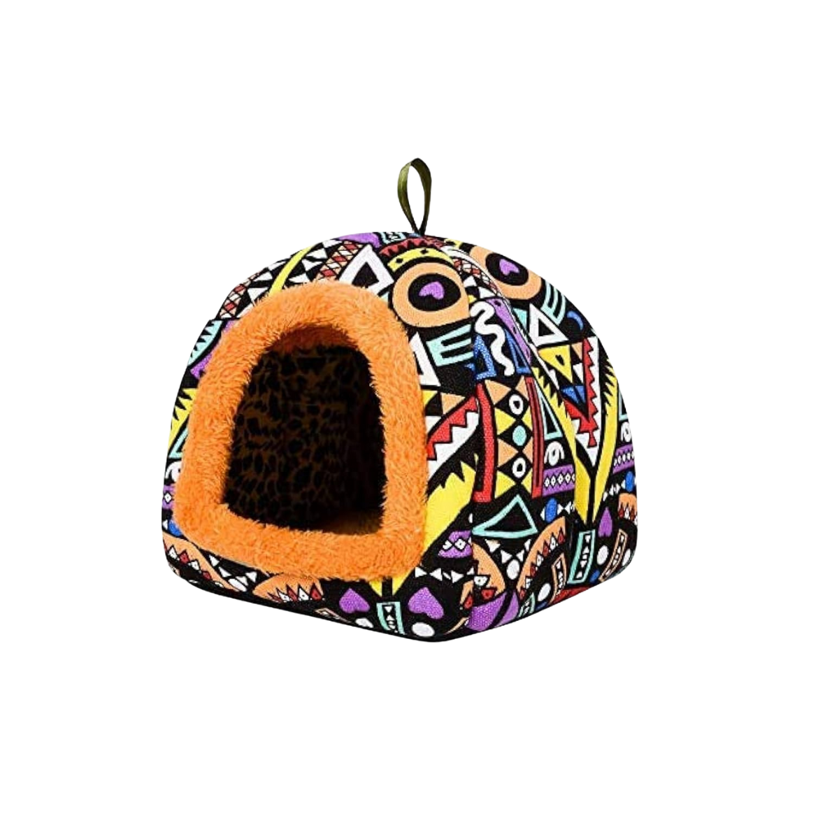 Casa estilo yurt para pequeñas mascotas