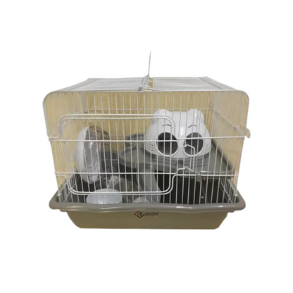 Jaula Hamster 2 Pisos (30.5x26.5x28cm)