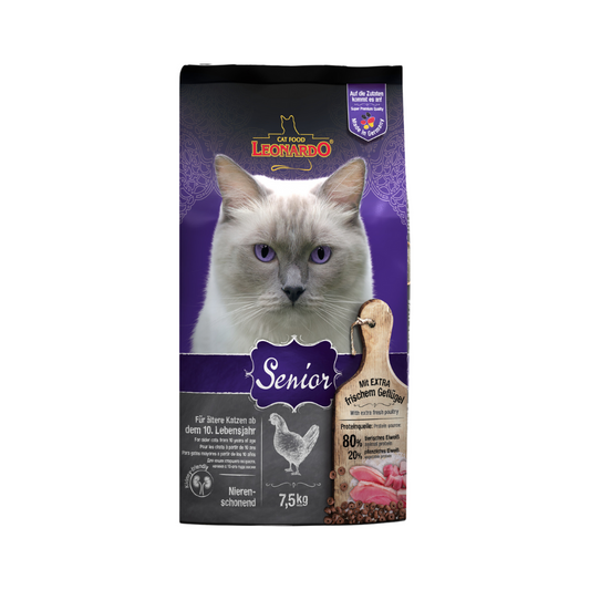 Alimento Para Gatos Leonardo Adulto Senior 7,5kg