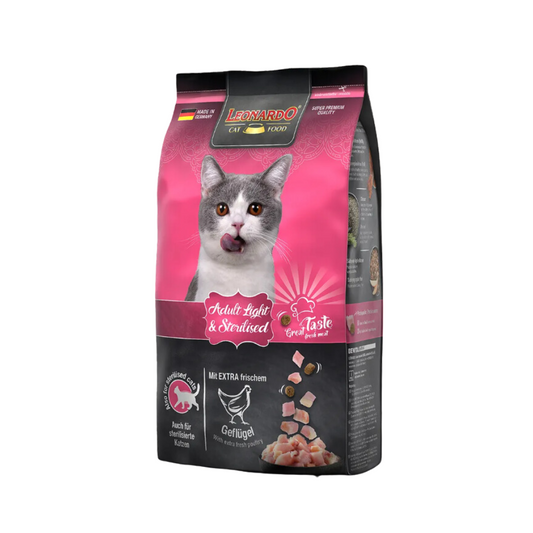 Alimento Para Gatos Leonardo Adulto Light 1,8kg