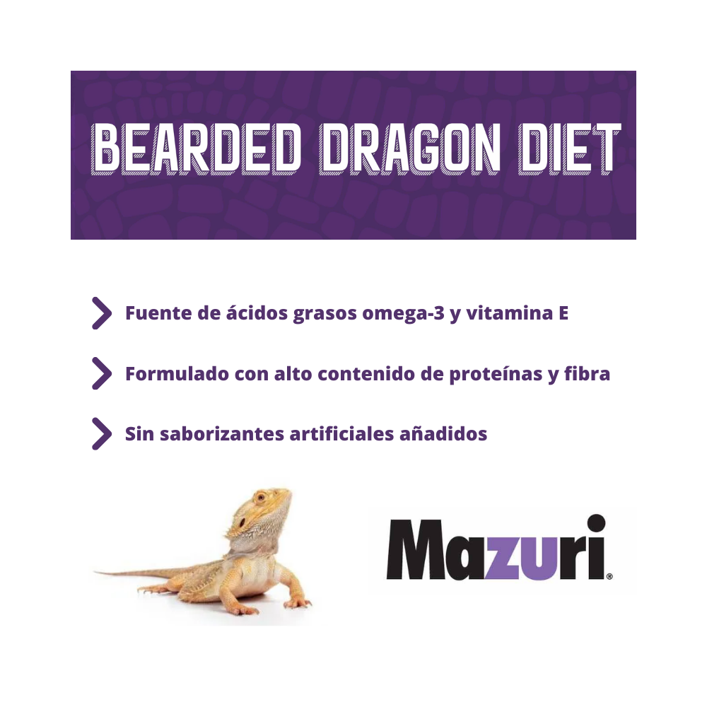 Mazuri Dragon Barbudo Diet 200g