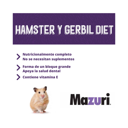 Mazuri Hamster & Gerbil Diet 450g