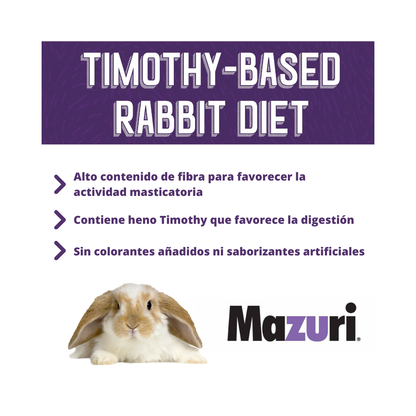 Mazuri Timothy Rabbit Diet 2,5kg