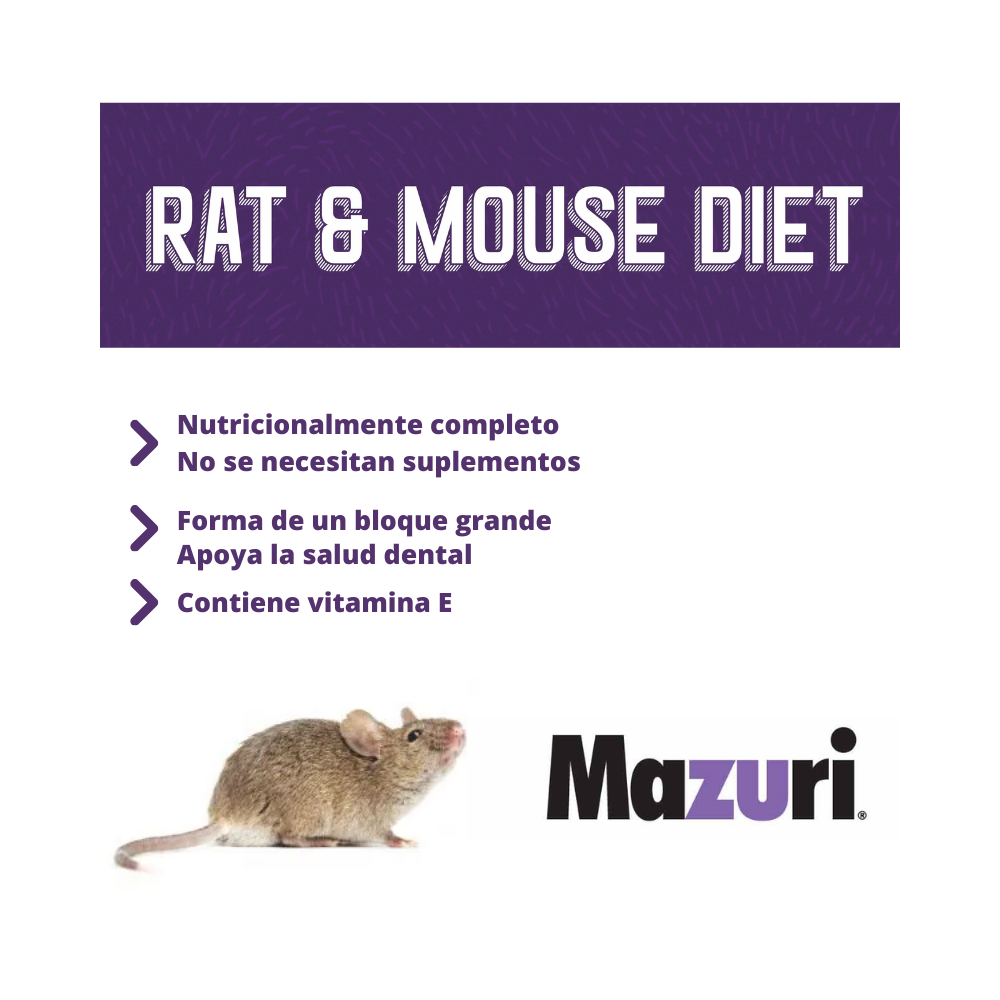 Mazuri Rat & Mouse Diet 900g