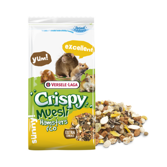 Alimento Para Hamster y Ratones Crispy Muesli 400g