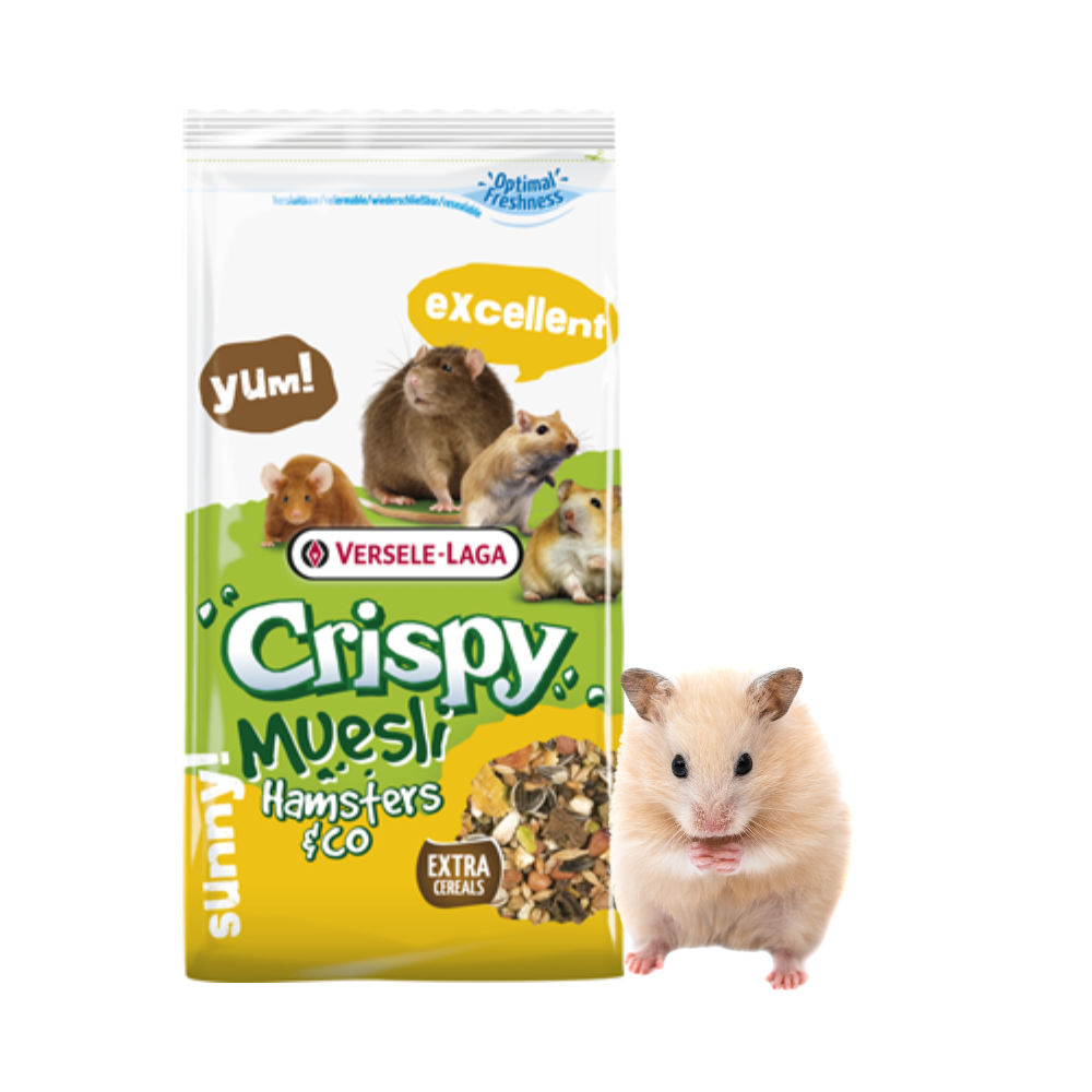 Alimento Para Hamster y Ratones Crispy Muesli 400g