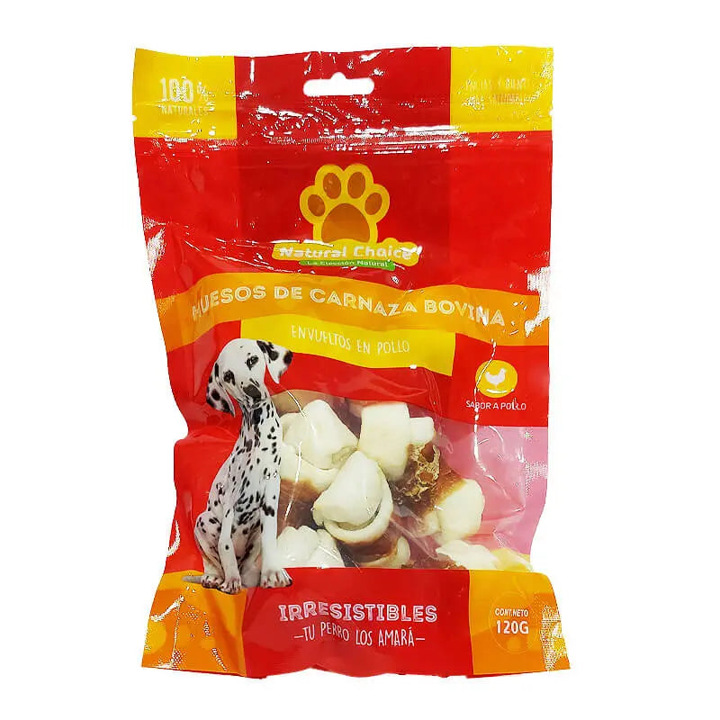 Natural Choice Hueso 2,0-2,5" envueltos en pollo 9 Unidades 120G