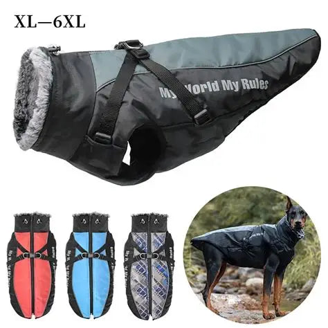 Parka Impermeable con Arnes 4XL