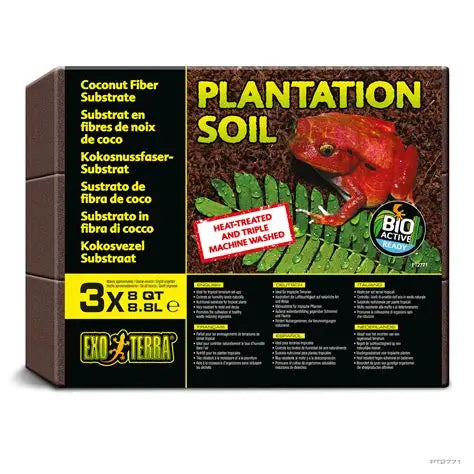 Exoterra Sustrato Tropical de Coco Pack 3 (8,8L)