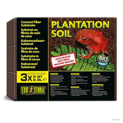 Exoterra Sustrato Tropical de Coco Pack 3 (8,8L)