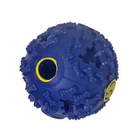 Pelota con sonido divertido (negra/rosada/azul)