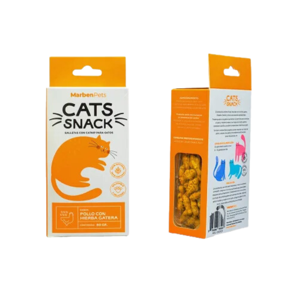 Cats Snack Galletas con Hierba Gatera Pollo con Hierba Gatera 80g