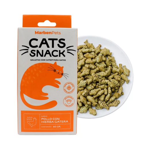 Cats Snack Galletas con Hierba Gatera Pollo con Hierba Gatera 80g