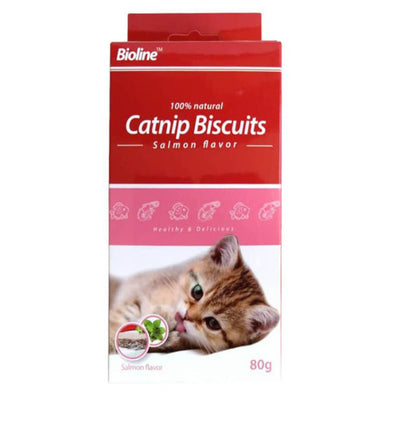 Bioline Galletas de catnip y Salmon 80gr