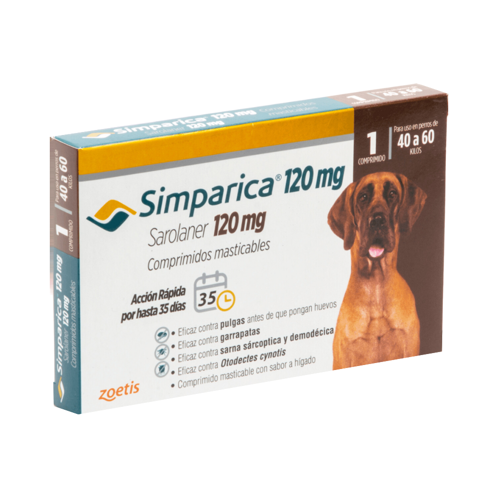 Simparica Masticable 120mg 40-60kg (1 Comp)