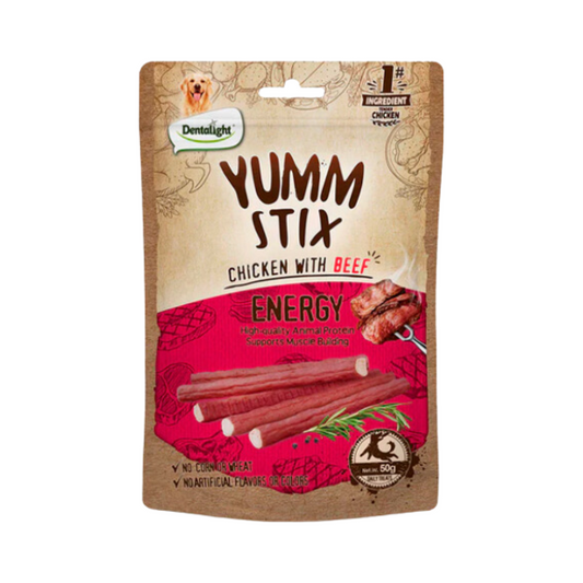 Yumm Stix Mind Pollo Con Carne 50g