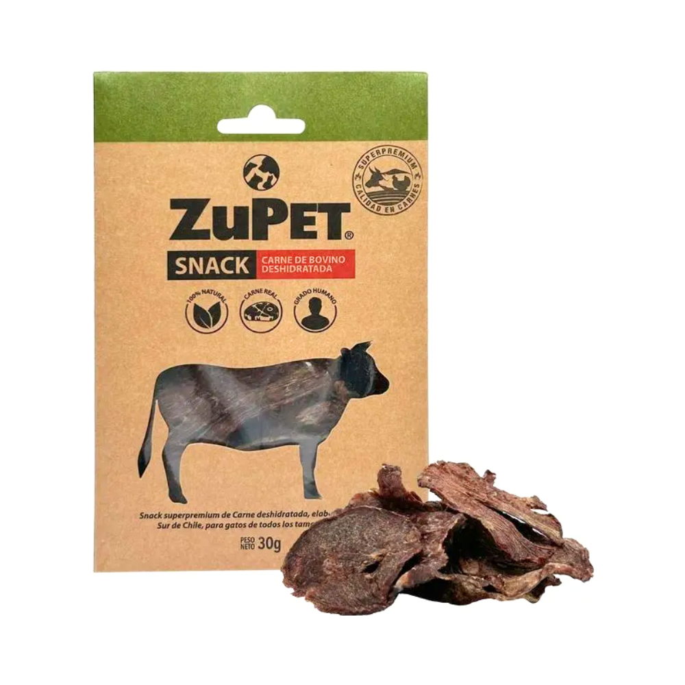 Snack Para Gato Zupet Deshidratado de Bovino 30g