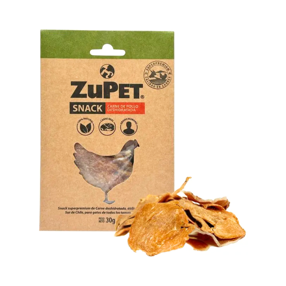 Snack Para Gato Zupet Deshidratado de Pollo 30g