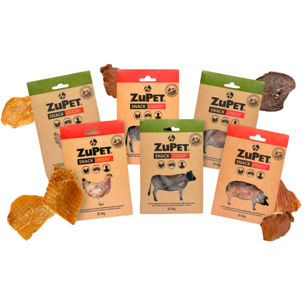 Snack Para Perro Zupet Deshidratado de Bovino 35g