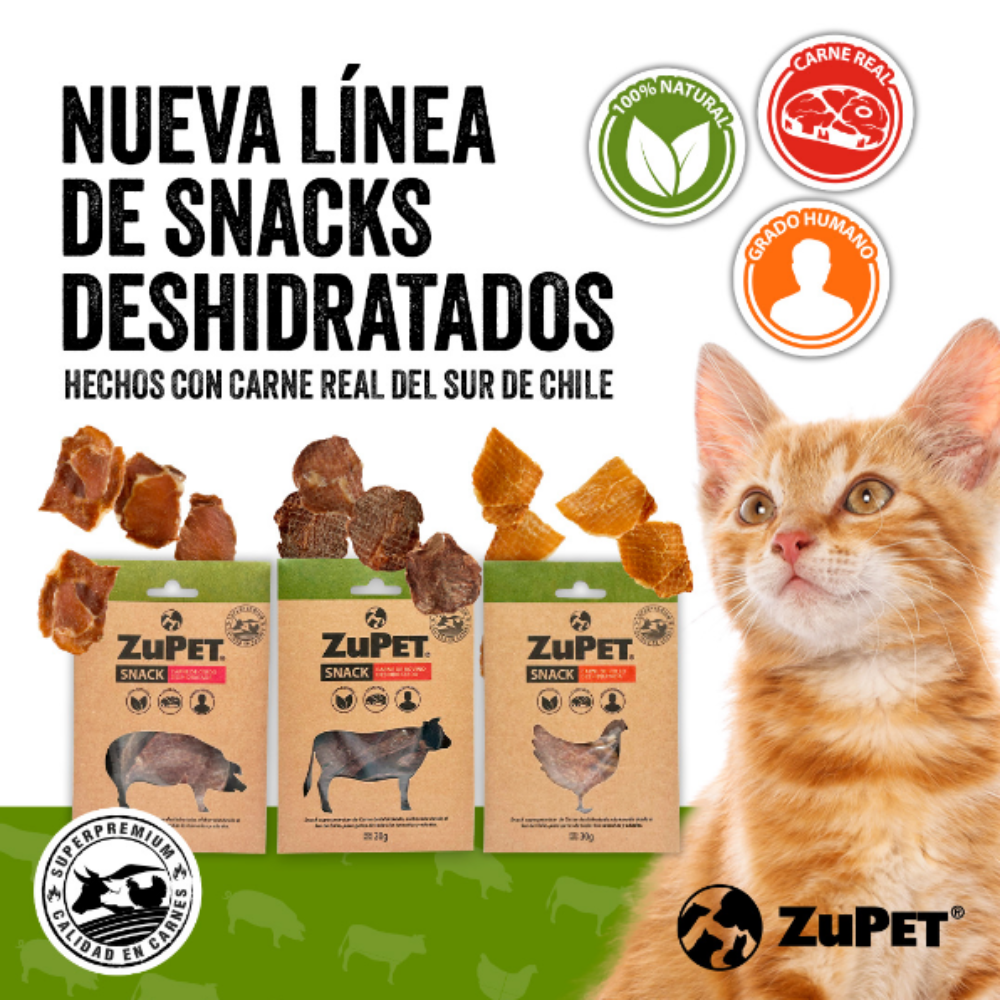 Snack Para Gato Zupet Deshidratado de Pollo 30g