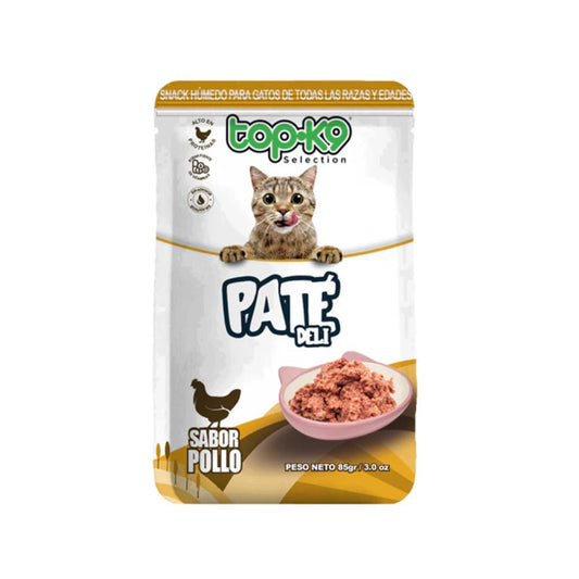 Snack Paté Deli Pollo 85g TopK9