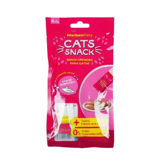 Cats Snack Tubito cremoso Albacora 4x15g