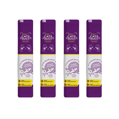 Cats Snack Tubito Cremoso Salmon 4x15g