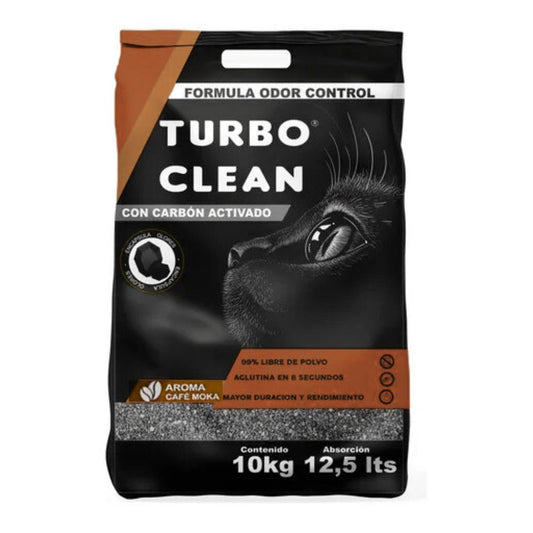 Arena Sanitaria Aglutinante Turbo Clean 10kg Aroma Café Moka