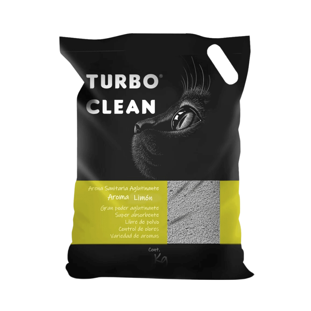 Arena Sanitaria Aglutinante Turbo Clean 4kg Aroma Limón