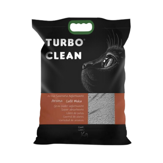 Arena Sanitaria Aglutinante Turbo Clean 10kg Aroma Café Moka