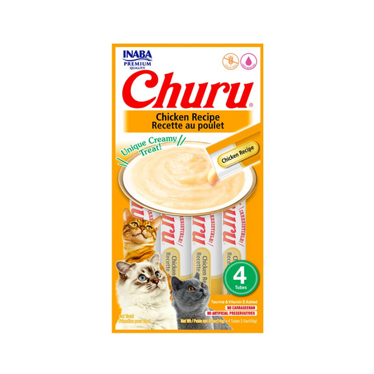 Churu de pollo 56g/14g x4 Tubos