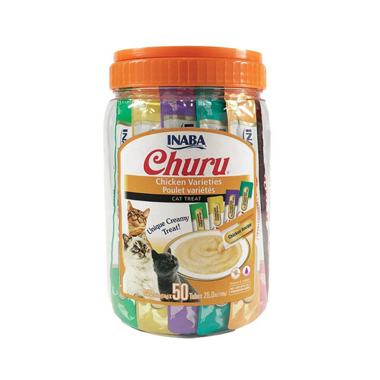 Churu variedades de pollo 700g/14g x50 Tubos