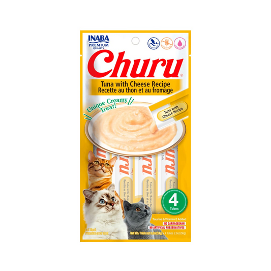 Churu de atún con queso 56g/14g x4 Tubos