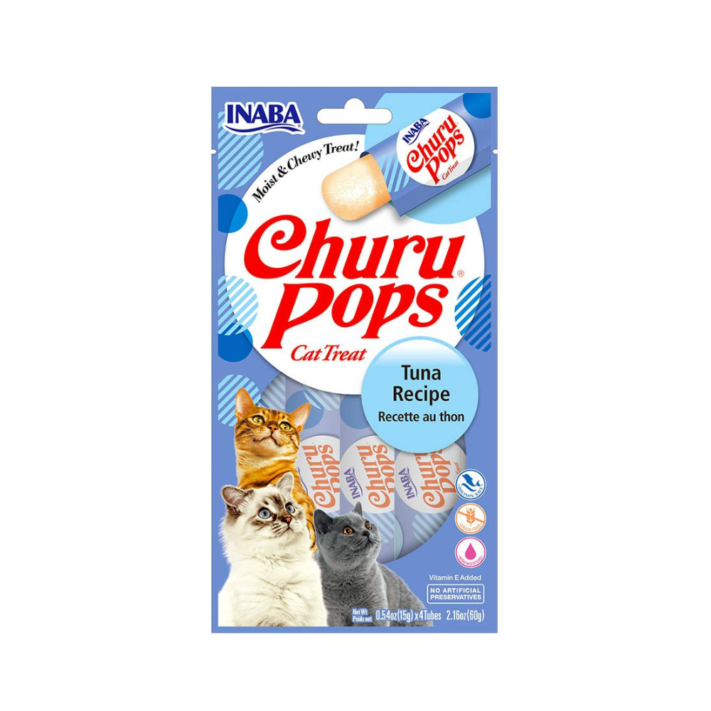 Churu Pops de atún 60g/15g x4 Tubos