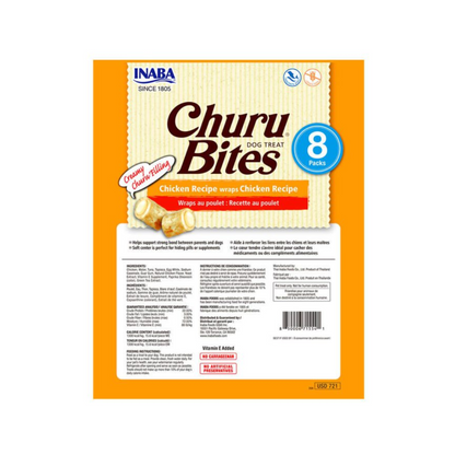 Dog Churu Bites de pollo 96g/12g x8 Sachets Wraps