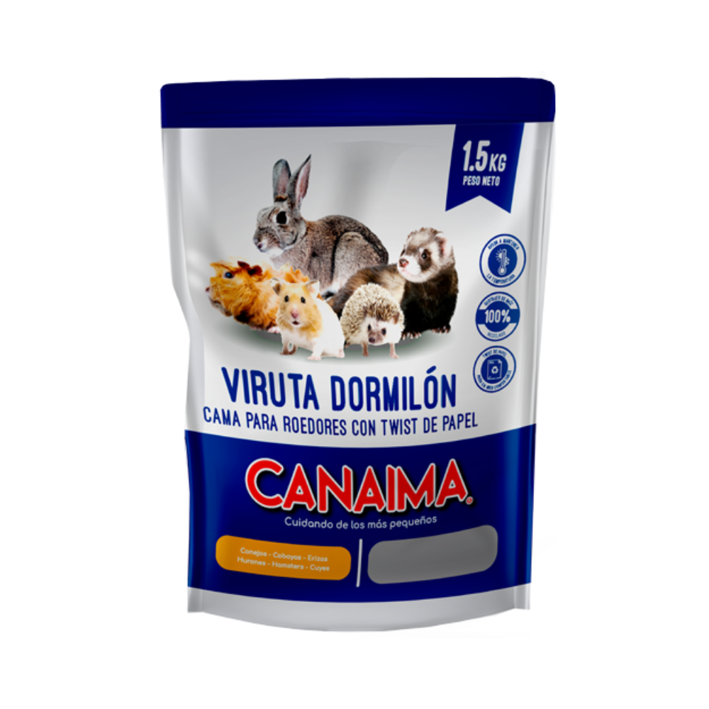 Arena Sanitaria Vegetal Dormilón Canaima (Azul) 1,5kg