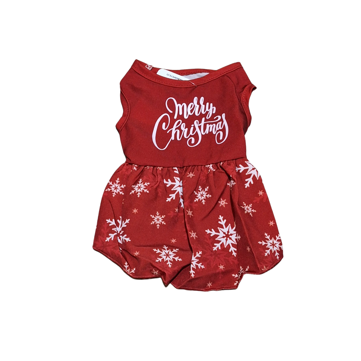 Vestido Navidad Merry Christmas Rojo XL 38cm