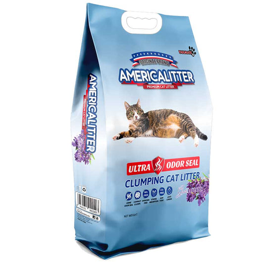 Arena Sanitaria Americalitter Odor Seal Aroma Lavanda 15kg