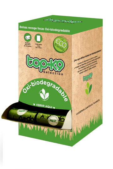 Bolsa RF OxiBiodegradable Dispensador x100 Rollos TopK9