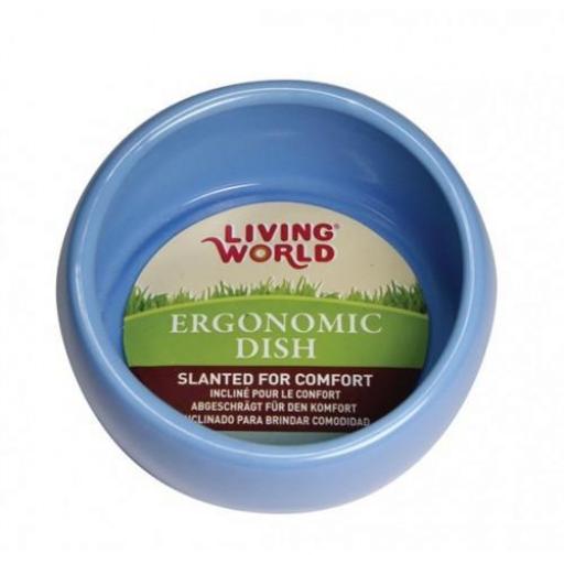 LW Comedero Ergonomico Azul S